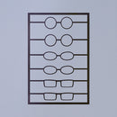 Rebuild of Evangelion Good Smile Company Nendoroid Doll Etching Glasses Set