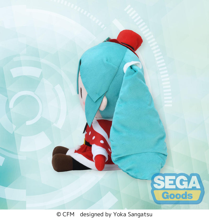 Character Vocal Series 01: Hatsune Miku SEGA fuwa petit LL Plush Hatsune Miku - Christmas (Rerelease)
