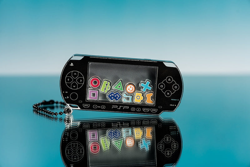 PlayStation Good Smile Company PSP™ (PlayStation™Portable) Rattle Acrylic Keychain: Black Ver./White Ver.