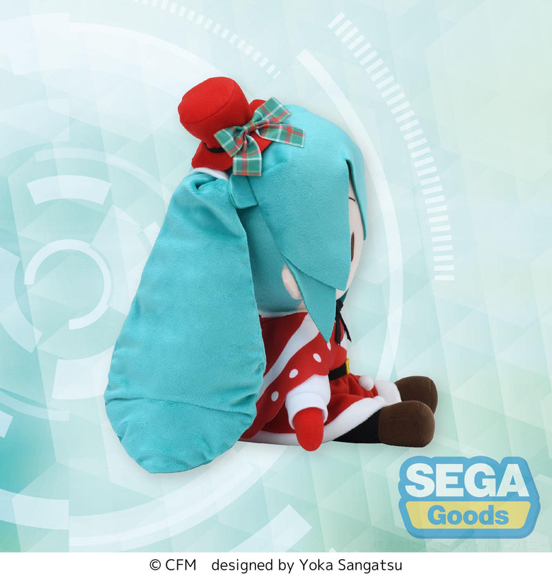 Character Vocal Series 01: Hatsune Miku SEGA fuwa petit LL Plush Hatsune Miku - Christmas (Rerelease)