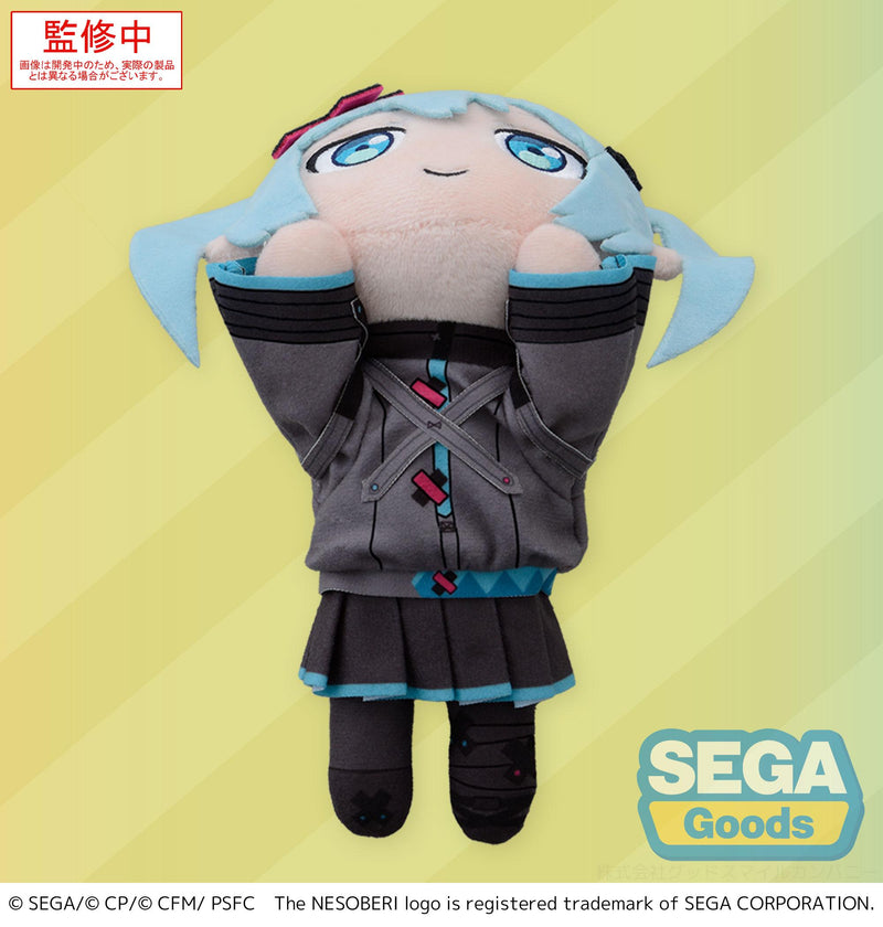COLORFUL STAGE! The Movie: A Miku Who Can't Sing SEGA NESOBERI (Lay-Down) Plush Closed Windows SEKAI Hatsune Miku