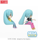 Hatsune Miku x Love and Berry Dress Up and Dance! SEGA fuwa petit Perching Mini Figure Hatsune Miku (EX)