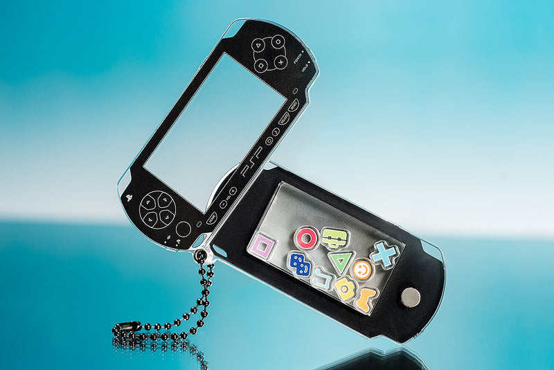 PlayStation Good Smile Company PSP™ (PlayStation™Portable) Rattle Acrylic Keychain: Black Ver./White Ver.