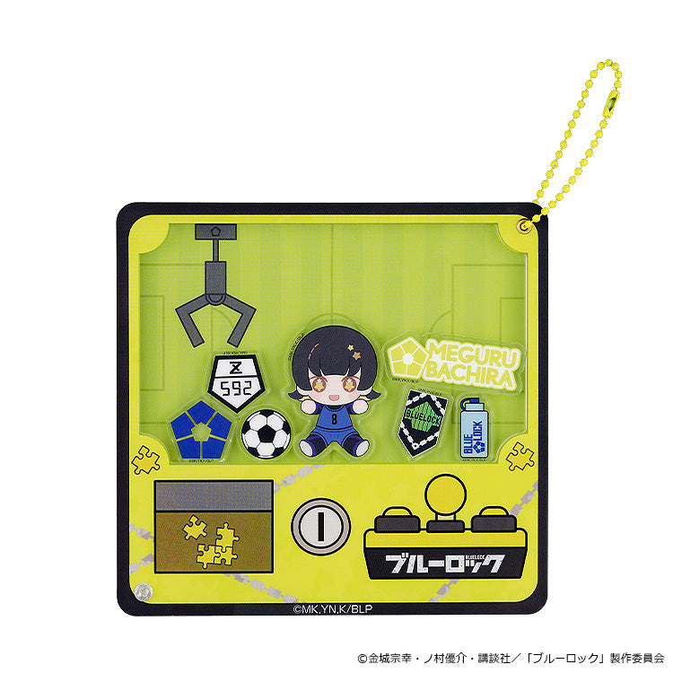 BLUE LOCK GoodSmile Moment HUGGY Claw Machine Acrylic Keychain