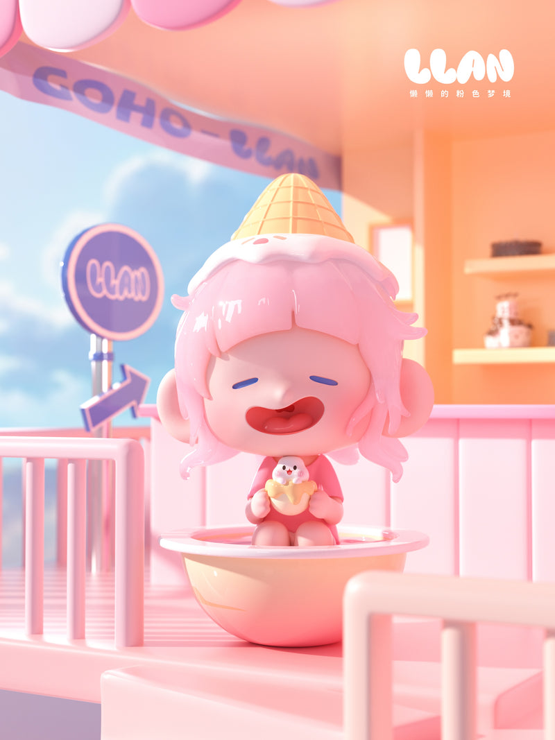 Shenzhen Mabell Animation Development Lazy Pink Dreamland (Set of 8 figures)