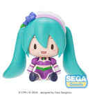 Hatsune Miku x Love and Berry Dress Up and Dance! SEGA Chibi Figure Sparkly Purple