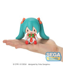 Hatsune Miku x Love and Berry Dress Up and Dance! SEGA Chibi Figure Lovely Strawberry