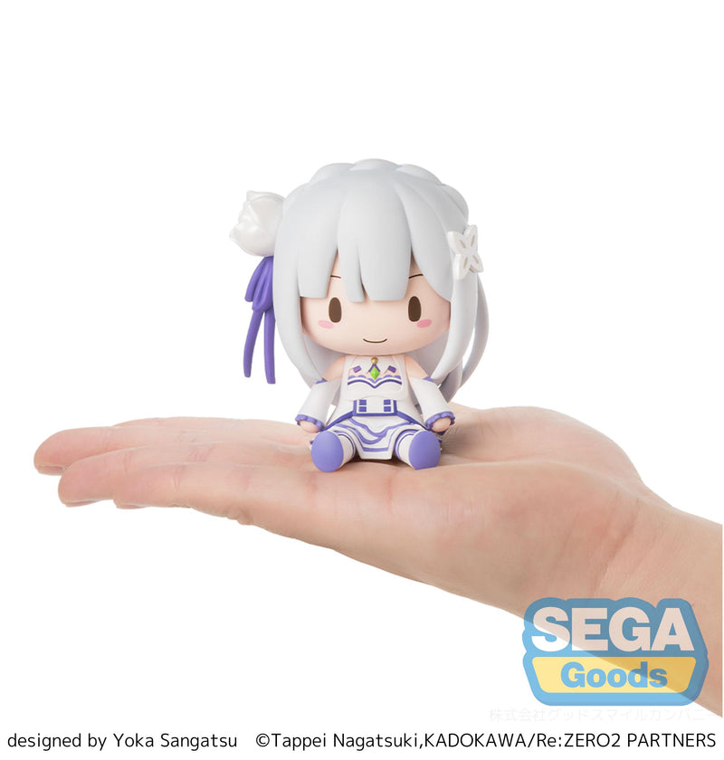 Re:ZERO -Starting Life in Another World SEGA fuwa petit Chibi Figure Emilia