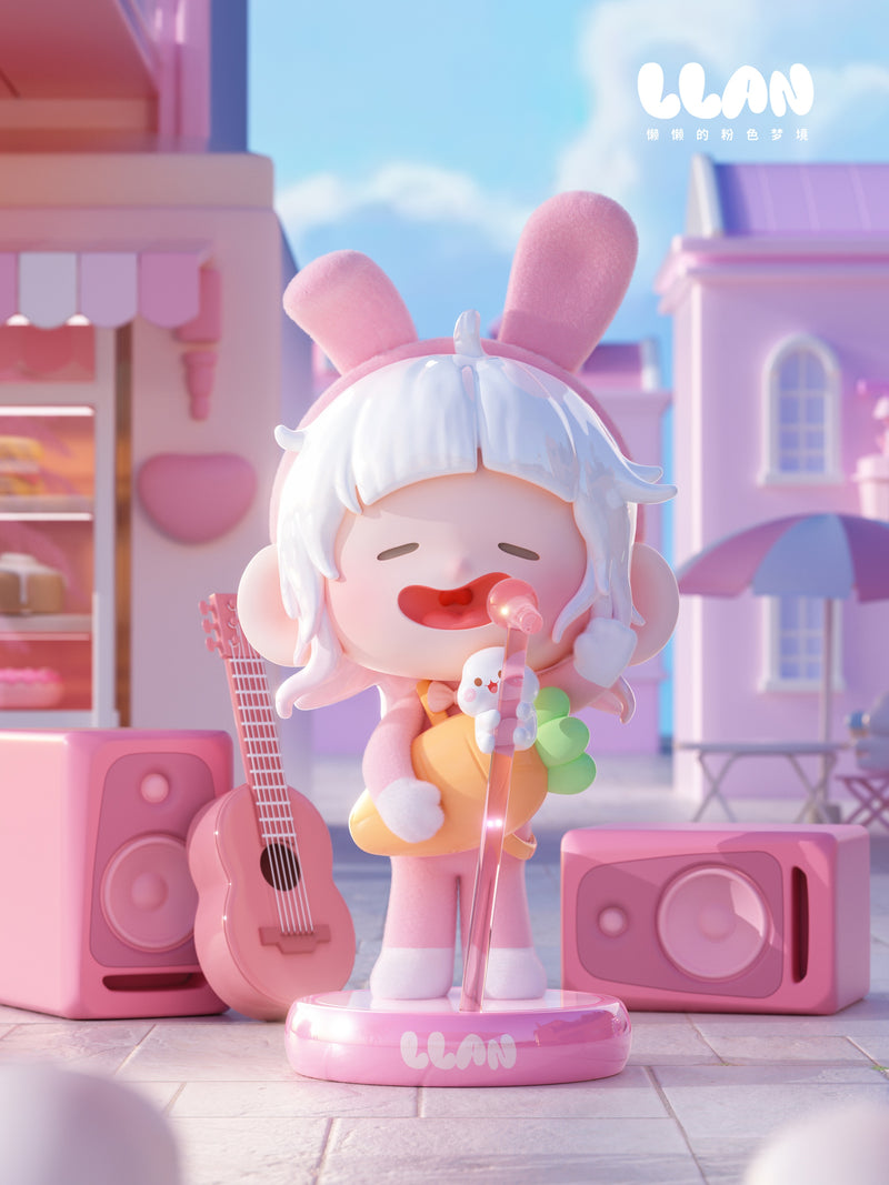 Shenzhen Mabell Animation Development Lazy Pink Dreamland (Set of 8 figures)