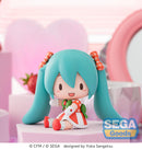 Hatsune Miku x Love and Berry Dress Up and Dance! SEGA Chibi Figure Lovely Strawberry
