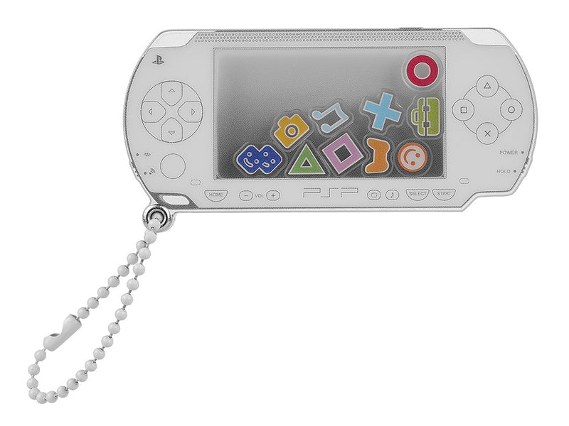 PlayStation Good Smile Company PSP™ (PlayStation™Portable) Rattle Acrylic Keychain: Black Ver./White Ver.