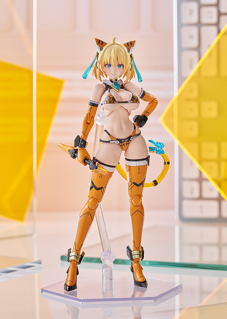 Max Factory BUNNY SUIT PLANNING PLAMAX BP-02 Sophia F. Shirring: Tiger Armor Ver.