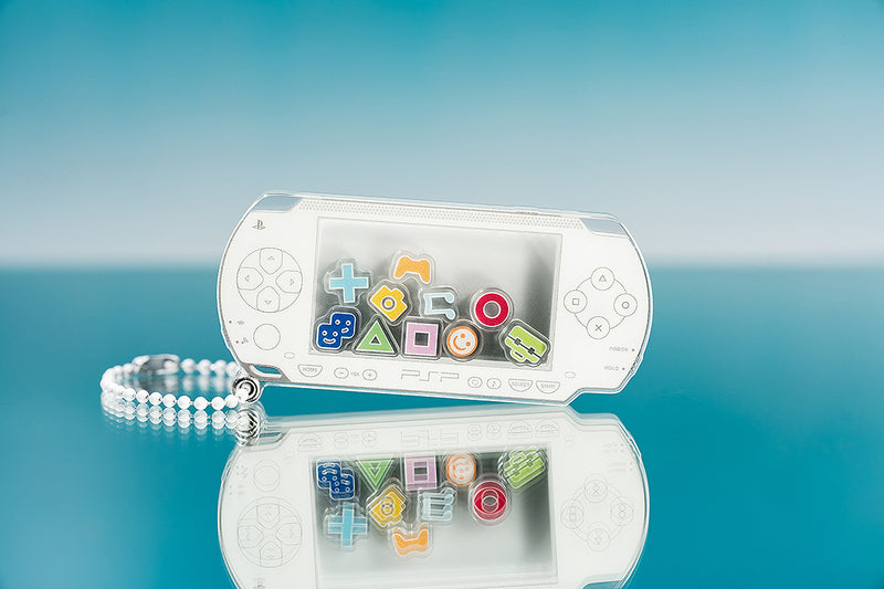 PlayStation Good Smile Company PSP™ (PlayStation™Portable) Rattle Acrylic Keychain: Black Ver./White Ver.