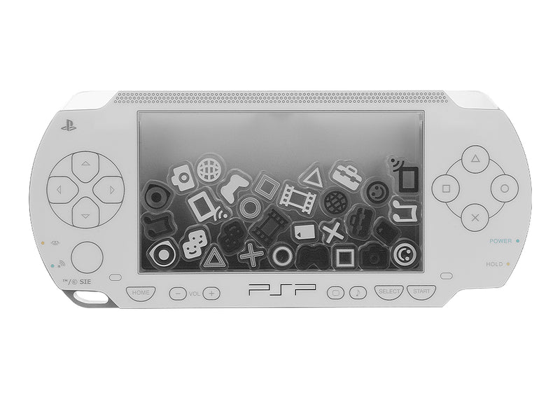 PlayStation Good Smile Company PSP™ (PlayStation™Portable) Rattle Acrylic Stand: Black Ver./White Ver.