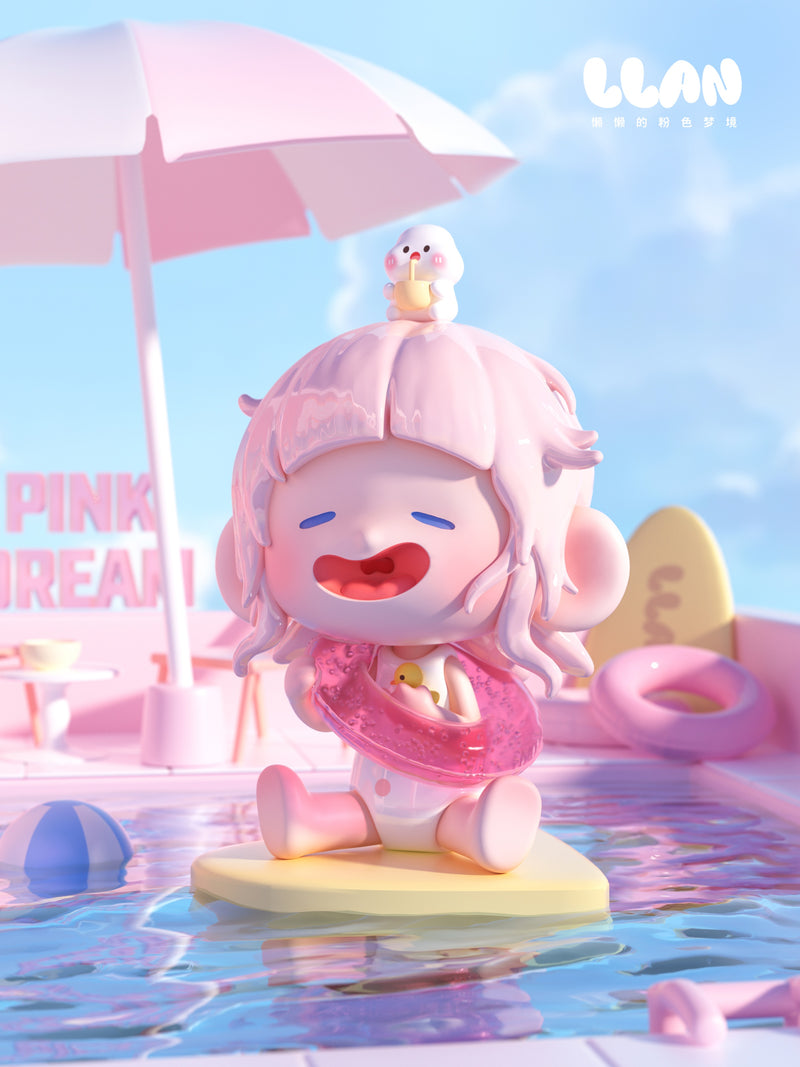 Shenzhen Mabell Animation Development Lazy Pink Dreamland (Set of 8 figures)