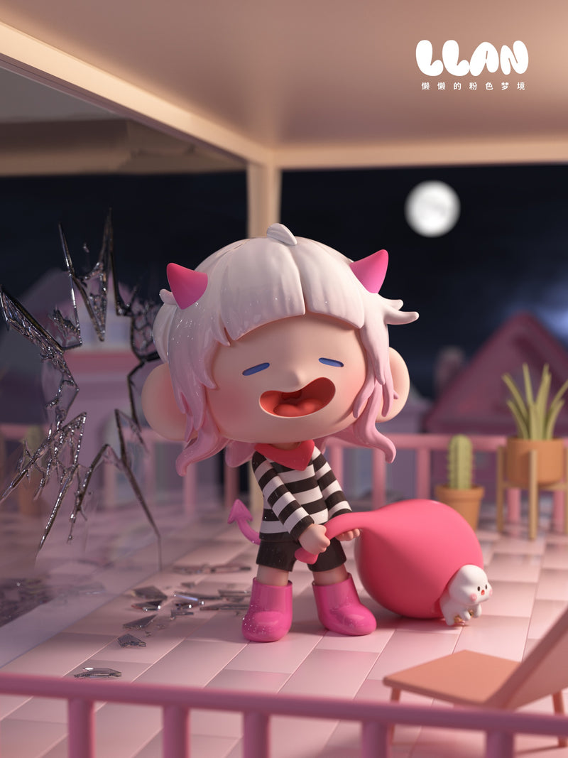 Shenzhen Mabell Animation Development Lazy Pink Dreamland (Set of 8 figures)
