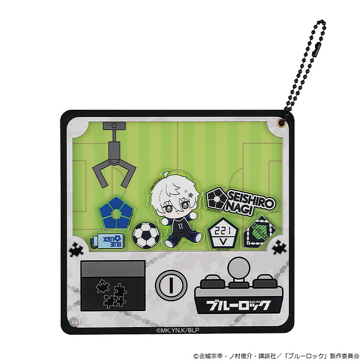 BLUE LOCK GoodSmile Moment HUGGY Claw Machine Acrylic Keychain