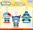 Nintama Rantaro Bandai Namco Nui x Sanrio Characters Purinui Plush Mascot Kirimaru x Kuromi