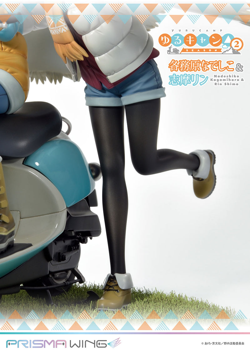 Laid-Back Camp Prime 1 Studio PRISMA WING Laid-Back Camp Nadeshiko Kagamihara & Rin Shima 1/7 Scale Pre-Painted Figure