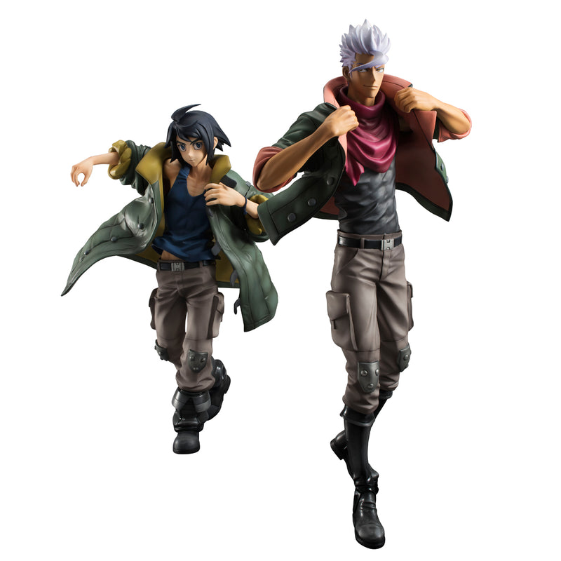 Mobile Suit Gundam IRON-BLOODED ORPHANS MEGAHOUSE G.E.M. Series Mikazuki Augus & Orga Itsuka set (Repeat)