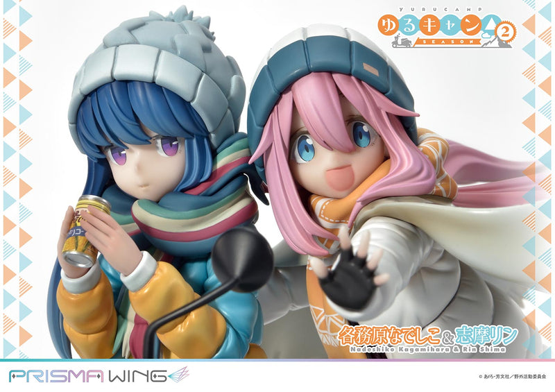 Laid-Back Camp Prime 1 Studio PRISMA WING Laid-Back Camp Nadeshiko Kagamihara & Rin Shima 1/7 Scale Pre-Painted Figure