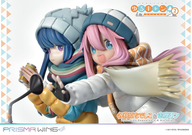 Laid-Back Camp Prime 1 Studio PRISMA WING Laid-Back Camp Nadeshiko Kagamihara & Rin Shima 1/7 Scale Pre-Painted Figure