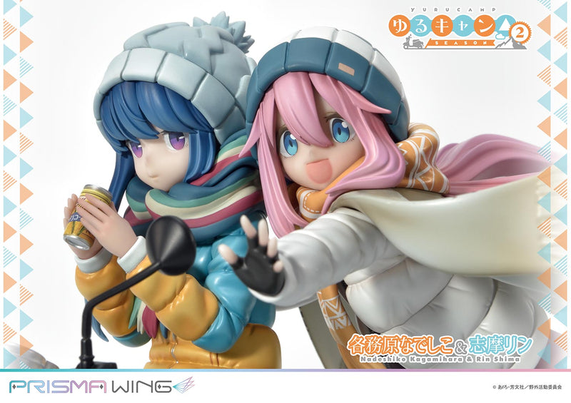 Laid-Back Camp Prime 1 Studio PRISMA WING Laid-Back Camp Nadeshiko Kagamihara & Rin Shima 1/7 Scale Pre-Painted Figure