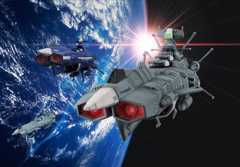 Space Battleship Yamato 2202 MEGAHOUSE Cosmo Fleet SP STAR BLAZERS 2202 U.N.C.F. Andromeda Class 1st Battleship Andromeda（Repeat）