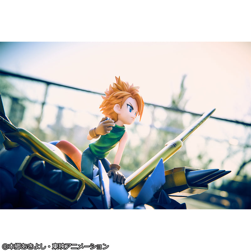 Digimon Adventure MEGAHOUSE Precious G.E.M. Series Metal Garurumon & Ishida Yamato (Repeat)