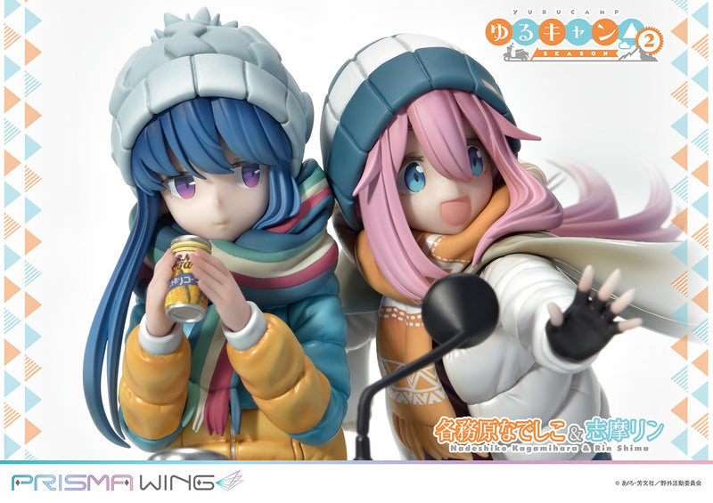 Laid-Back Camp Prime 1 Studio PRISMA WING Laid-Back Camp Nadeshiko Kagamihara & Rin Shima 1/7 Scale Pre-Painted Figure