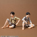 Attack on Titan MEGAHOUSE G.E.M. Series Palm size Eren／ Squad Captain Levi set