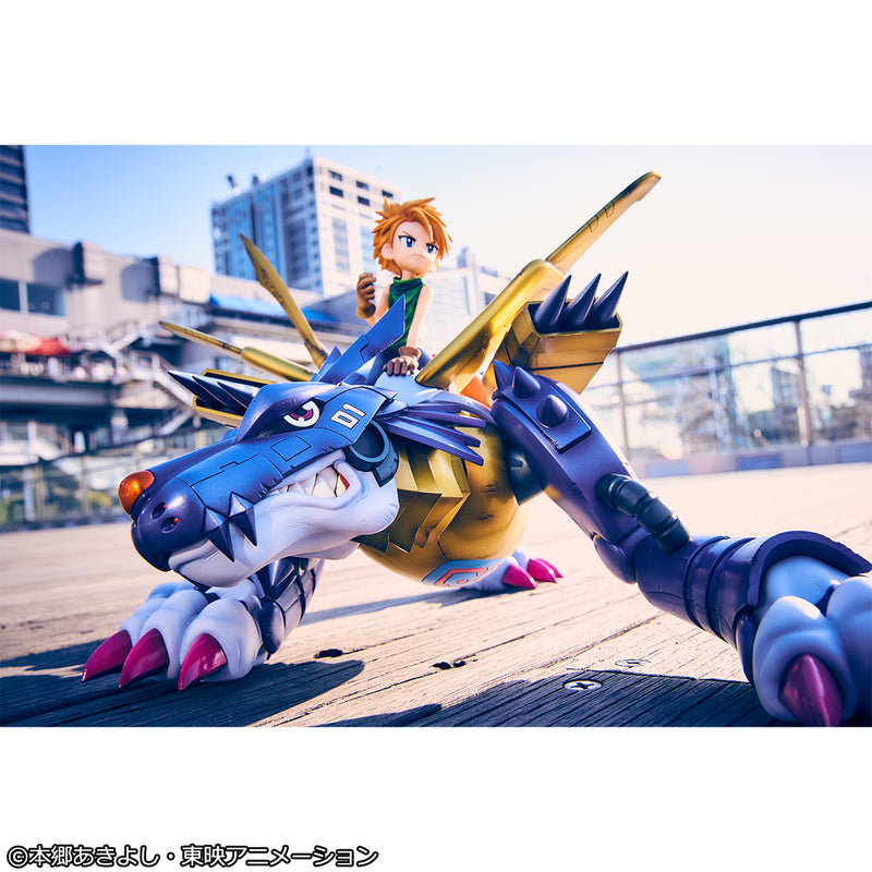 Digimon Adventure MEGAHOUSE Precious G.E.M. Series Metal Garurumon & Ishida Yamato (Repeat)