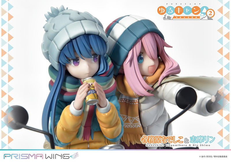 Laid-Back Camp Prime 1 Studio PRISMA WING Laid-Back Camp Nadeshiko Kagamihara & Rin Shima 1/7 Scale Pre-Painted Figure