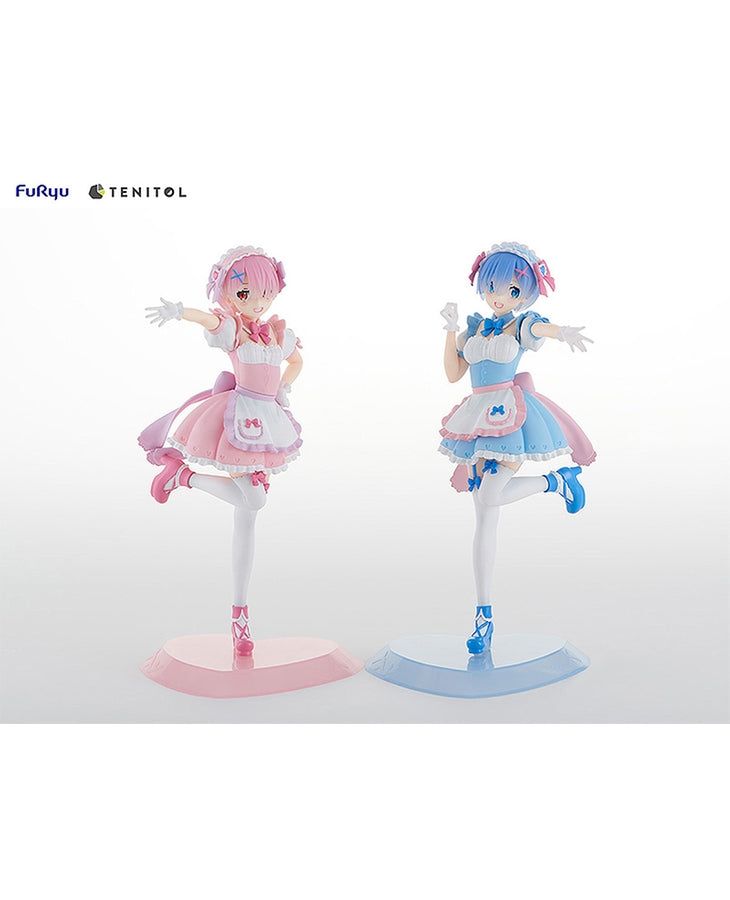 Re:ZERO -Starting Life in Another World-FuRyu TENITOL Yumekawa Maid Rem & Ram: Set With Bonus