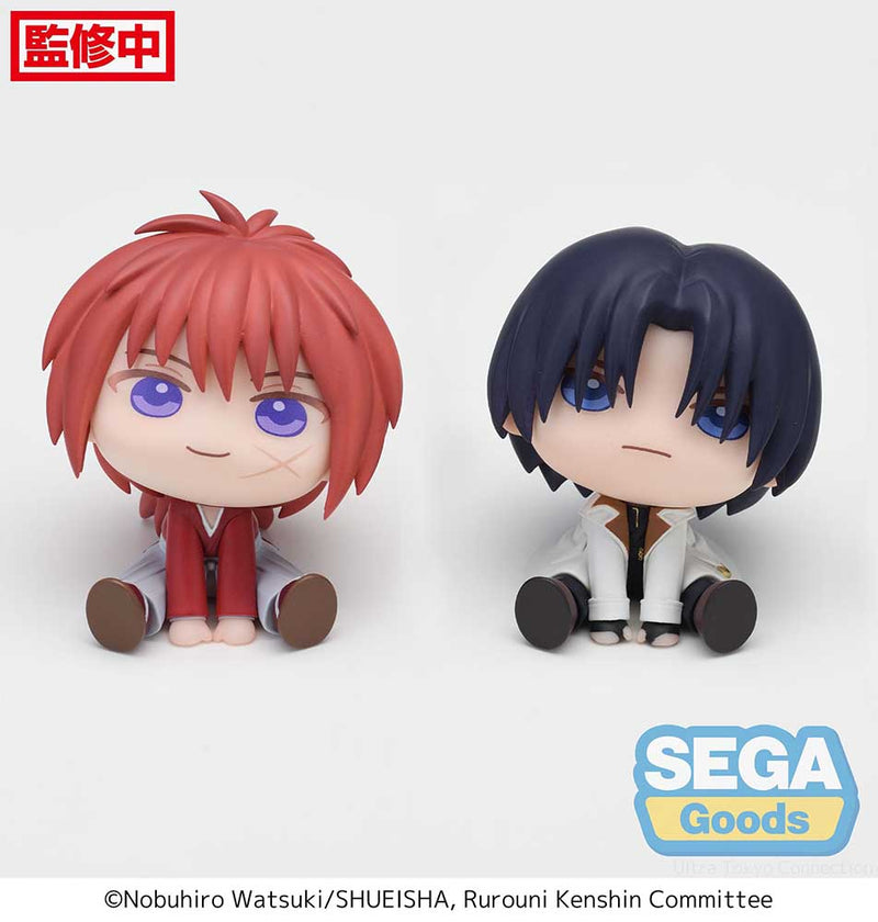 Rurouni Kenshin SEGA QyuruMe TV Anime Mini Figure Kenshin Himura ･ Aoshi Shinomori (EX)