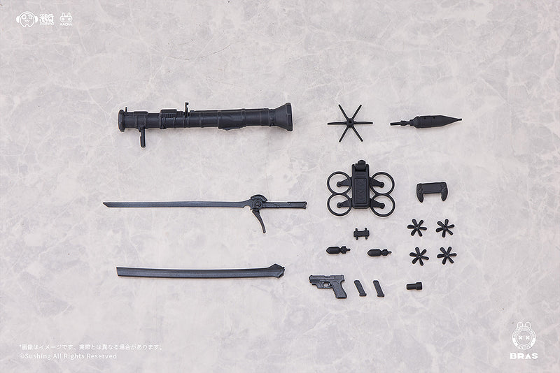 BUNNY RAPID ACTION SQUAD Sushing Attacker Runa 1/12 Articulated Figure