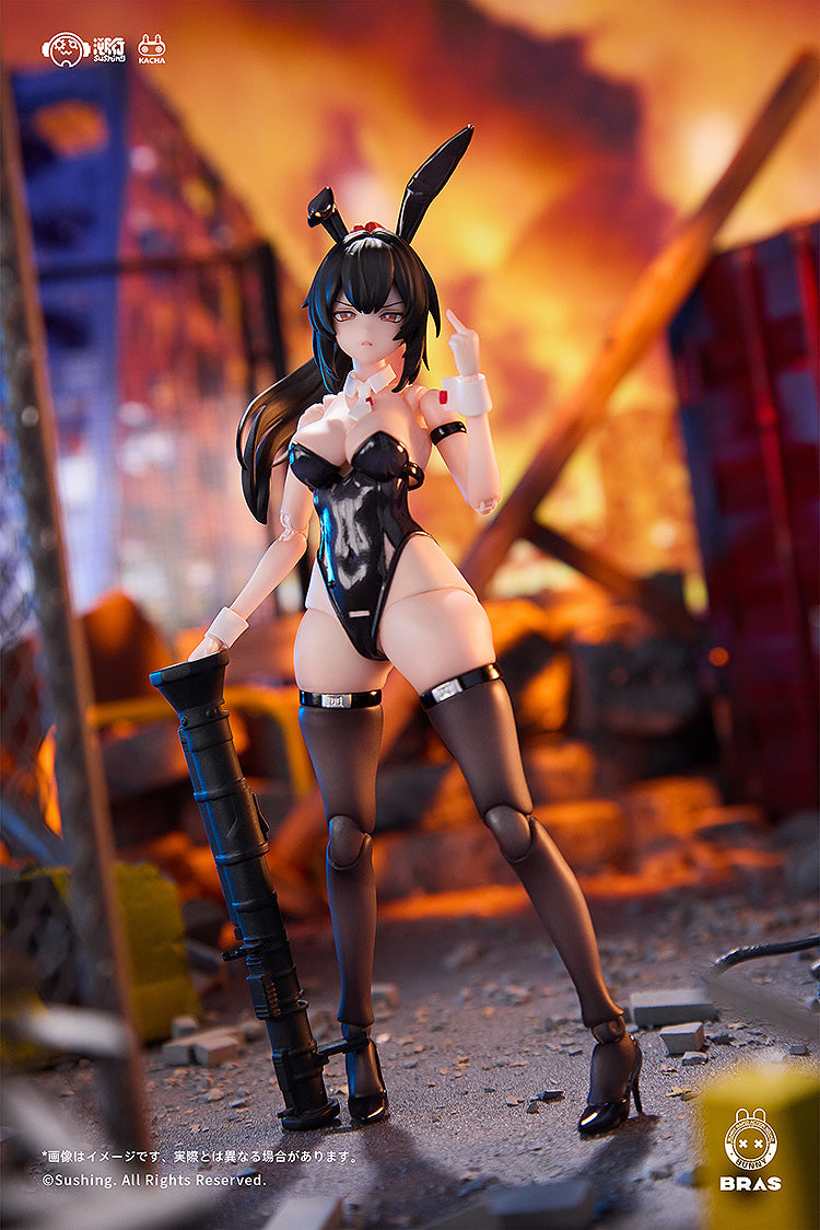 BUNNY RAPID ACTION SQUAD Sushing Attacker Runa 1/12 Articulated Figure