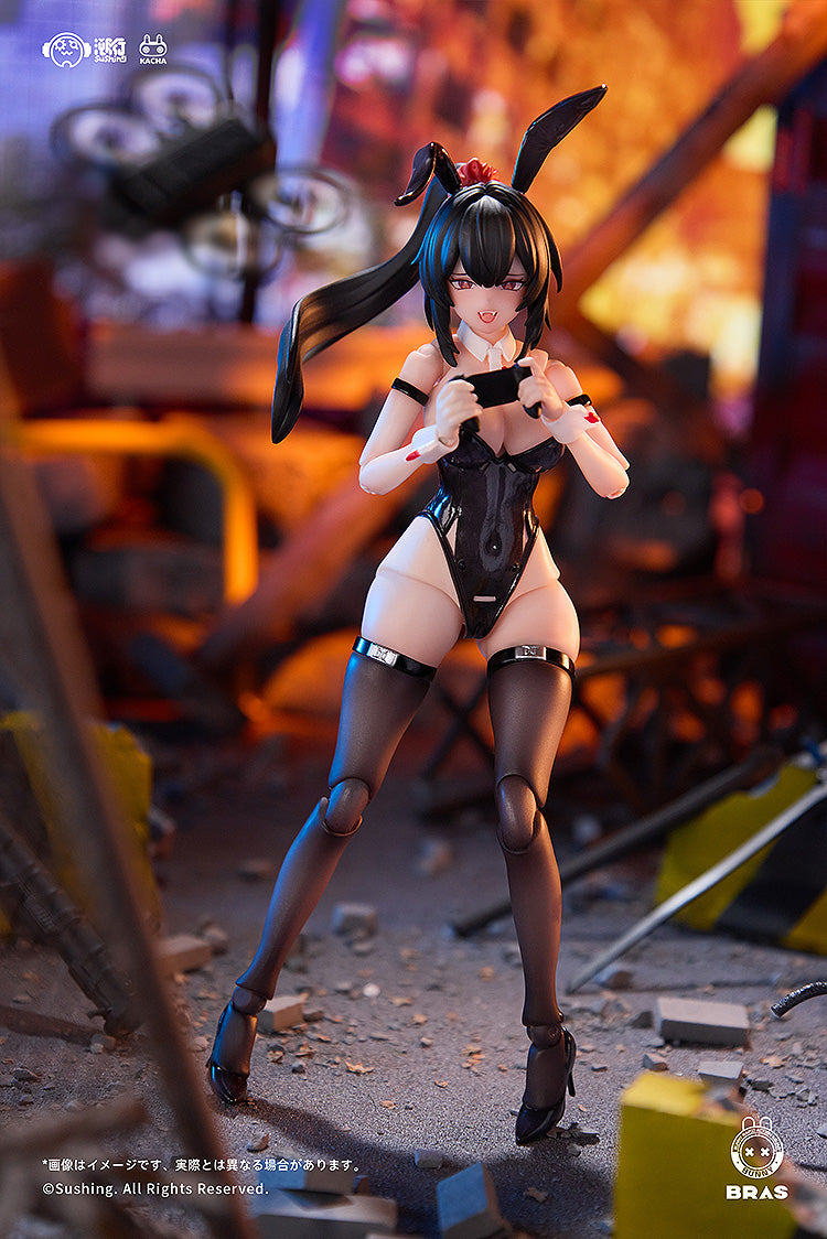 BUNNY RAPID ACTION SQUAD Sushing Attacker Runa 1/12 Articulated Figure