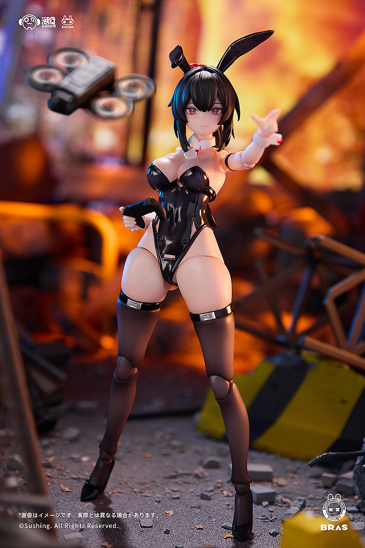 BUNNY RAPID ACTION SQUAD Sushing Attacker Runa 1/12 Articulated Figure