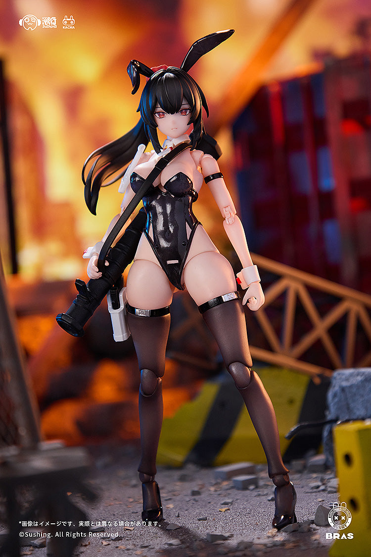 BUNNY RAPID ACTION SQUAD Sushing Attacker Runa 1/12 Articulated Figure