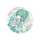 Character Vocal Series 01: Hatsune Miku Good Smile Company Hatsune Miku Miku Hug Series Pinback Button: Flower Ver.