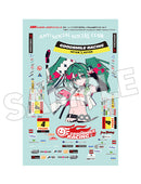 Hatsune Miku GT Project GOODSMILE RACING GSR Character Customization Series 051: Racing Miku 2025 Ver. 1/10 Scale Sticker Set