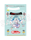 Hatsune Miku GT Project GOODSMILE RACING GSR Character Customization Series 052: Racing Miku SPA 2025 Ver. 1/10 Scale Sticker Set