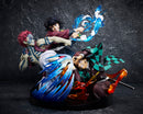 Demon Slayer: Kimetsu no Yaiba Aniplex Demon Slayer: Kimetsu no Yaiba Aniplex Online Kuji -Entering the Infinity Castle Decisive Battle- A Kamado Tanjiro & Tomioka Giyu & Akaza Non Scale Figure