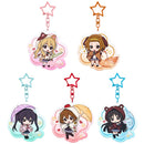 K-ON! GoodSmile Moment Fluffy Rain Series Collectible Acrylic Keychain
