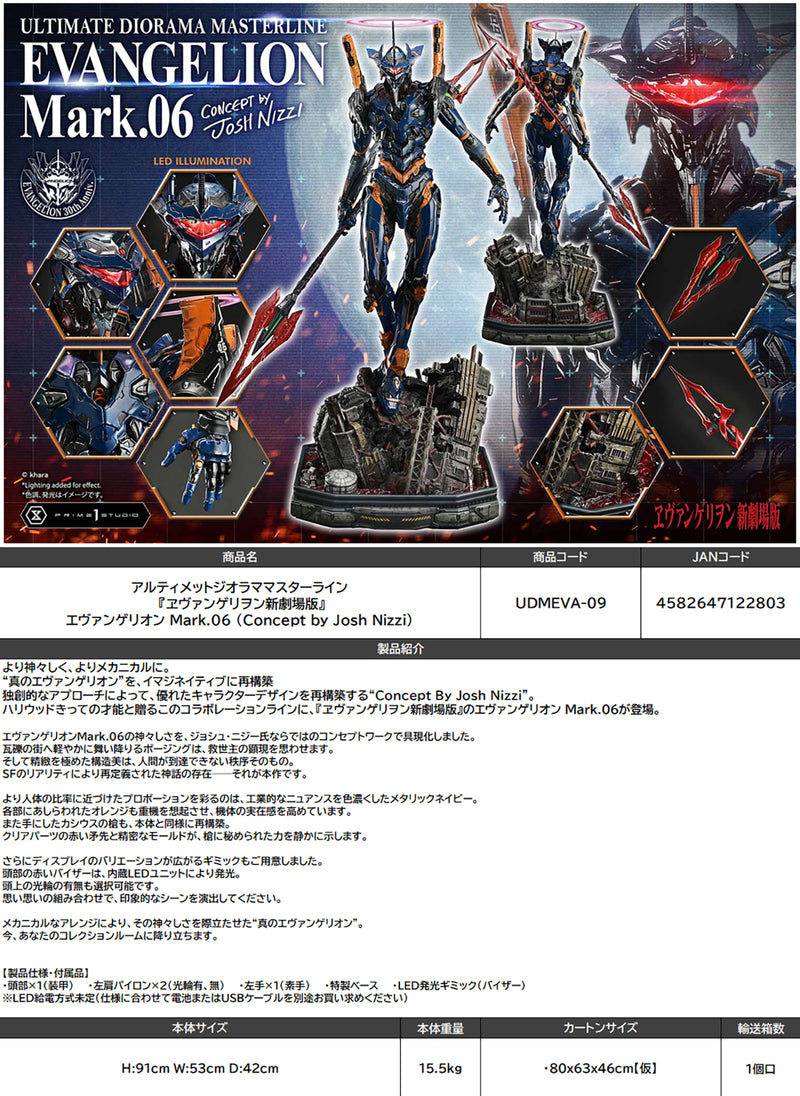 Rebuild of Evangelion Prime 1 Studio Ultimate Diorama Masterline Evangelion Mark. 06 (Concept By Josh Nizzi)