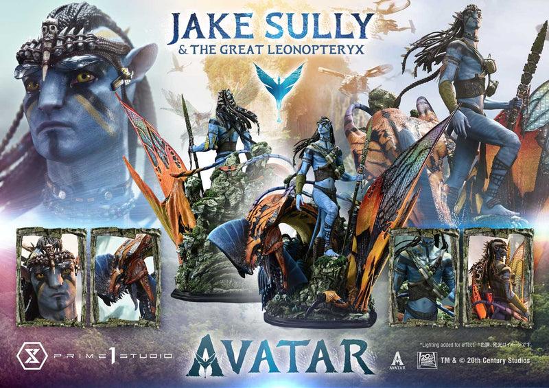 Avatar Prime 1 Studio Real Elite Masterline Jake Sully & The Great Leonopteryx Avatar Legacy Collection