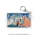 Hokusai Katsushika x Hatsune Miku Presence Clear Acrylic Key Chain (re-run)