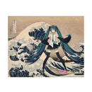 HATUNE MIKU×KATSUSHIKA HOKUSAI Presence CO., LTD. iXima Canvas Art The Great Wave off Kanagawa/Fine Wind, Clear Morning