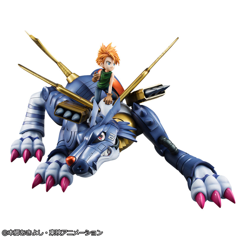 Digimon Adventure MEGAHOUSE Precious G.E.M. Series Metal Garurumon & Ishida Yamato (Repeat)